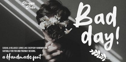 Bad Day Font Poster 1