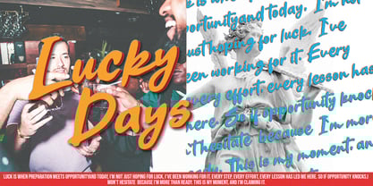 Bad Day Font Poster 3