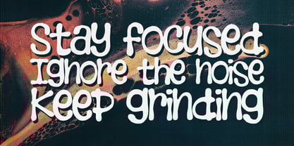 Gloopy Toons Font Poster 2