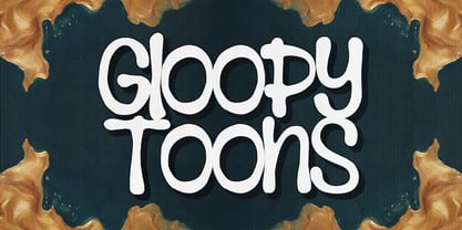 Gloopy Toons Font Poster 1