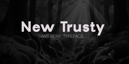 New Trusty Font Poster 1