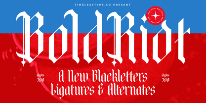 Bold Riot Font Poster 1