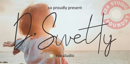 DSwetty Font Poster 1