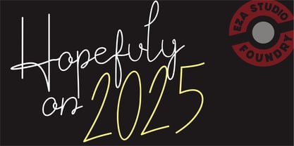 DSwetty Font Poster 3