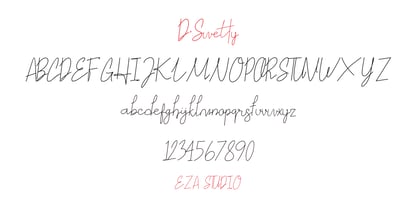 DSwetty Font Poster 6