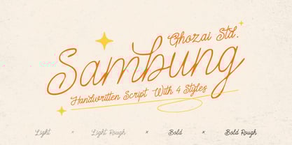 Sambung Font Poster 1