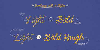 Sambung Font Poster 4