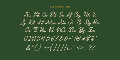 Senley Font Poster 7