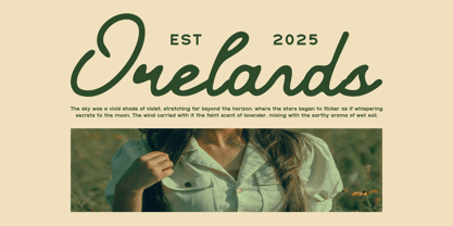 Senley Font Poster 5