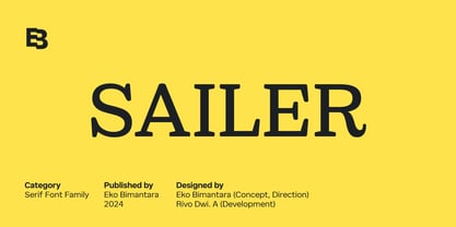 Sailer Font Poster 1