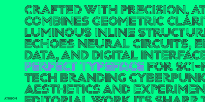 Atreon Font Poster 5