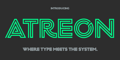 Atreon Font Poster 1