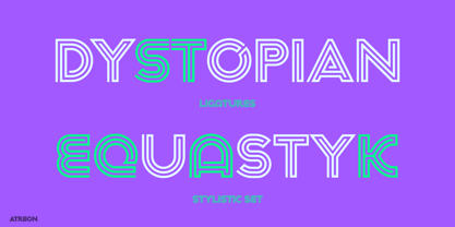 Atreon Font Poster 4