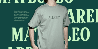 Badoney Drawn Font Poster 5