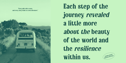 Badoney Drawn Font Poster 2