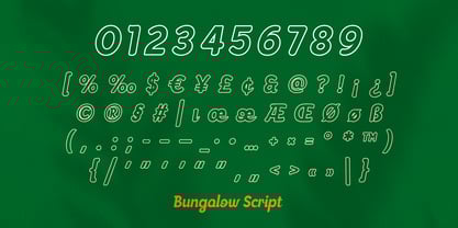Bungalow SS Font Poster 14