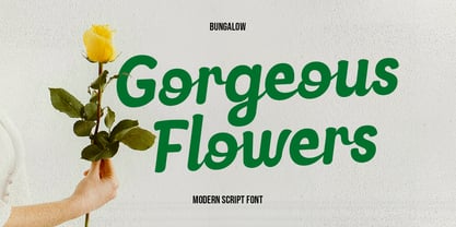 Bungalow SS Font Poster 10