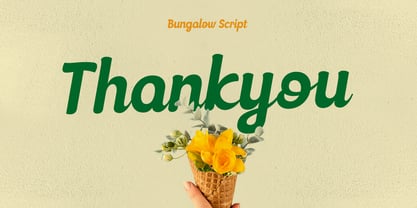 Bungalow SS Font Poster 5