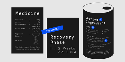 AOT Serial Mono Font Poster 9