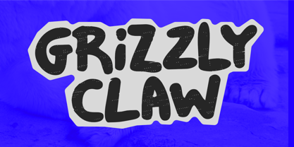 Grizzly Claw Font Poster 1