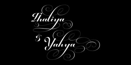 Sejahtera Kalligraphy Font Poster 2