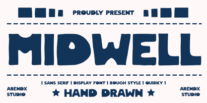 Midwell Font Poster 1