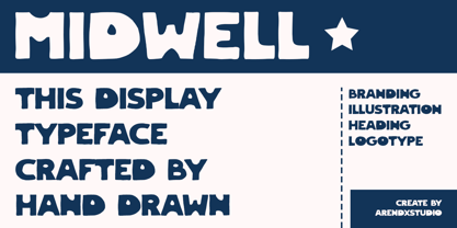 Midwell Font Poster 2