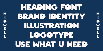 Midwell Font Poster 4
