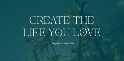 Cardinal Flower Font Poster 5