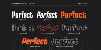 Perfect SS Font Poster 13