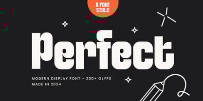 Perfect SS Font Poster 1