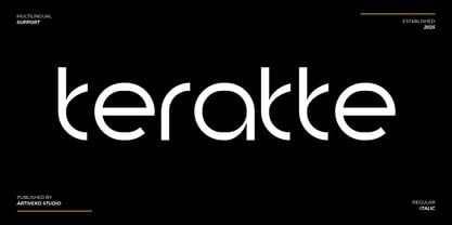 Teratte Font Poster 1