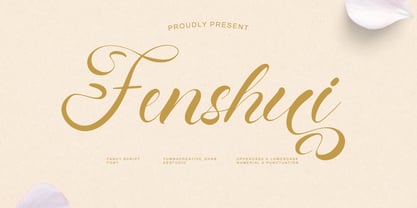 Fenshui Font Poster 1