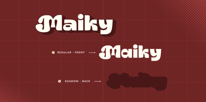 Maiky Retro Font Poster 4