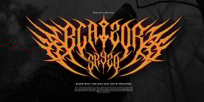 Blaizor Skyzo Font Poster 1