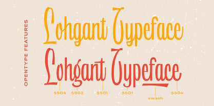 Lohgant Font Poster 2