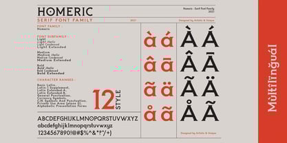Homeric Font Poster 3