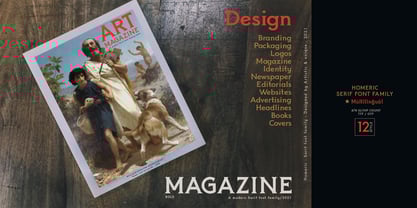 Homeric Font Poster 7