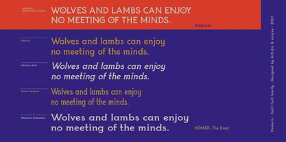 Homeric Font Poster 11