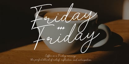 Misty Grey Font Poster 7