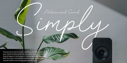 Misty Grey Font Poster 2