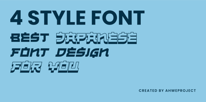 Takisumo Font Poster 3