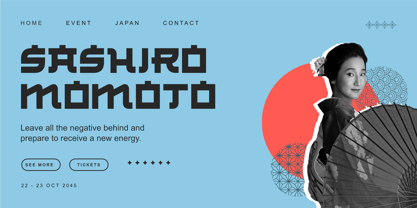 Takisumo Font Poster 7