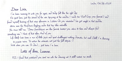 Singbird Script Font Poster 3