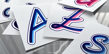 Singbird Script Font Poster 6