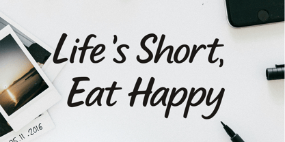 Blueberry snack Font Poster 5