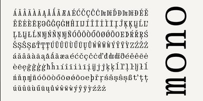 Monogert Font Poster 8
