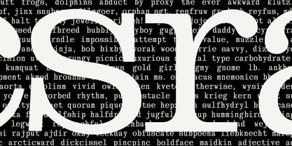 Monogert Font Poster 10