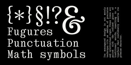 Monogert Font Poster 2