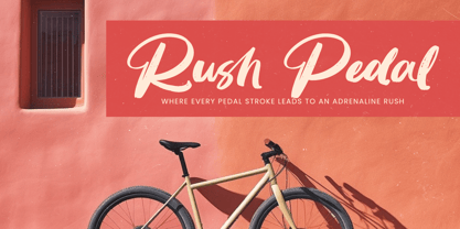 Huntail Peach Font Poster 6